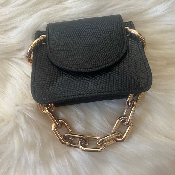 Taupe Interchangable Coin Belt/ Mini Purse with Chain - Picture 4 of 16